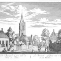 Afbeelding Beverwijk Grote kerk met Wijkertoren